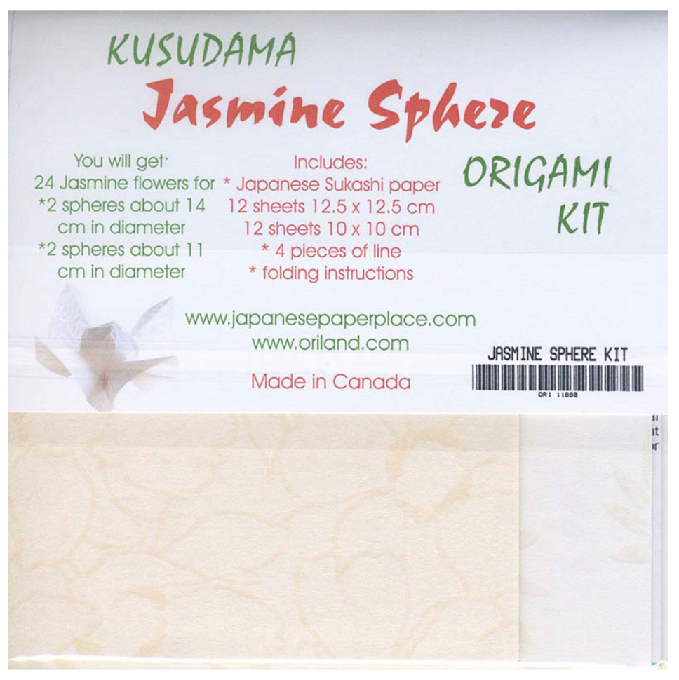 Jasmine Sphere Origami Kit