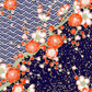 Chiyogami Blue Blossoms and Waves
